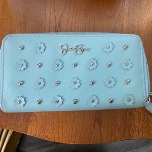 Jessica Simpson bifold zipper wallet